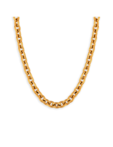 Collier Acier Maille Jaseron