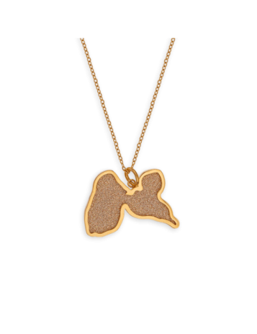 Collier Acier Carte Guadeloupe