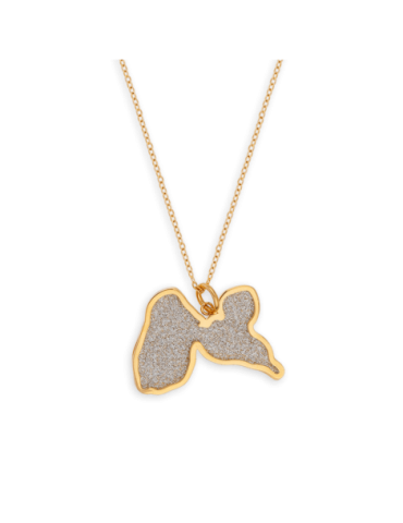Collier Acier Bicolore...