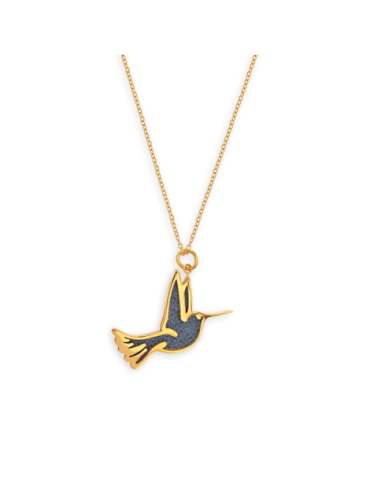 Collier Acier Bicolore...