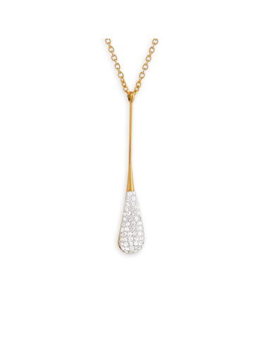 Collier Acier Motif Goutte...