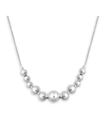 Collier Argent Rhodié Chute...