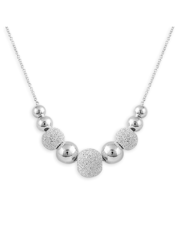 Collier Argent Rhodié Chute...