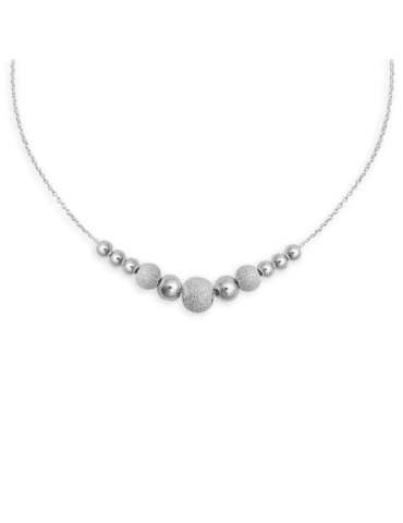 Collier Argent Rhodié Chute...
