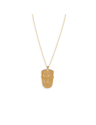 Collier Or 9 carats Gwoka...