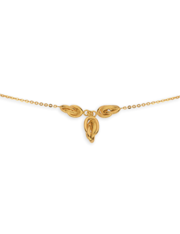 Collier Or 18 carats Y Nœud...