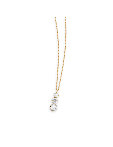 Collier Or 18 carats Zirconium