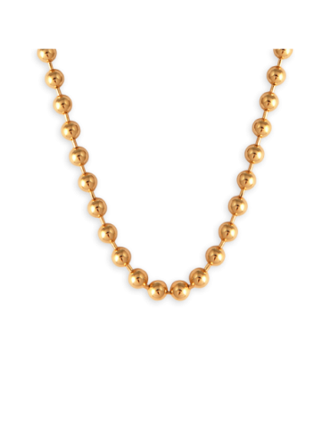 Collier Plaqué Or Grain D'or