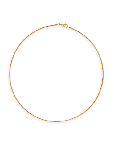 Collier Plaqué Or Rigide...