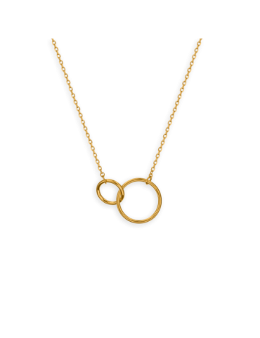 Collier Plaqué Or Cercles