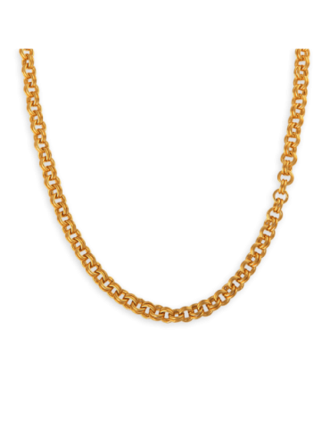 Collier Plaqué Or Maille...