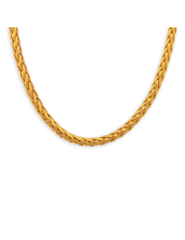 Collier Plaqué Or Maille...