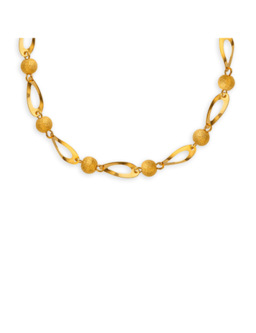 Collier Plaqué Or Grain...