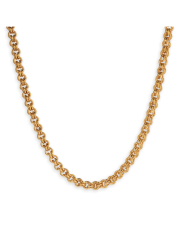 Collier Plaqué Or Gros Sirop