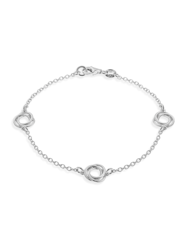 Bracelet Argent Rhodié 3...