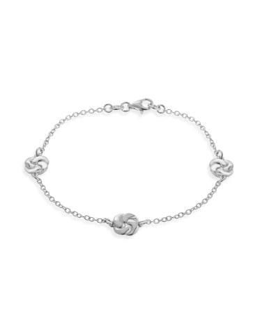 Bracelet Argent Rhodié 3...