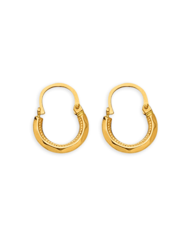 Créoles Or 18 carats Ciselées