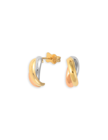 Créoles Or 9 carats Fantaisie