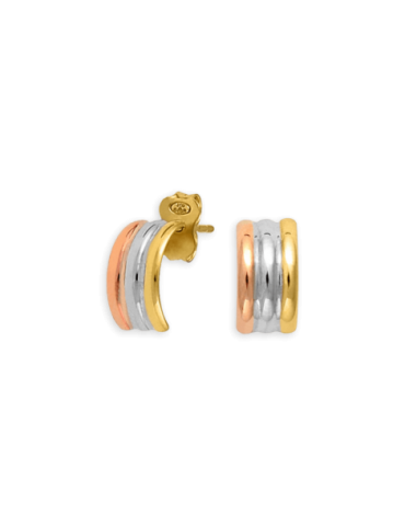 Créoles Or 9 carats Fantaisie