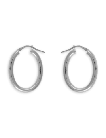 Créoles Argent Ovales