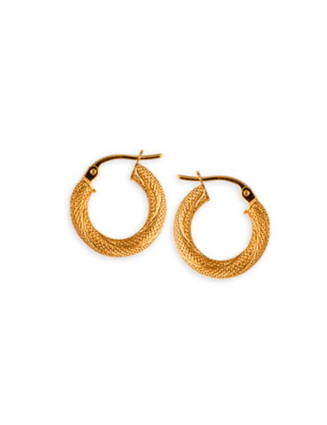 Créoles Or 9 carats Fantaisie