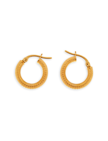 Créoles Or 9 carats Fantaisie