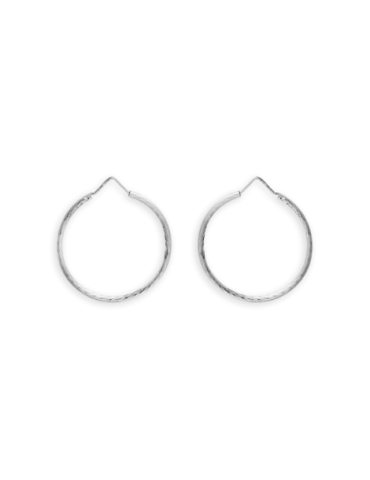 Créoles Argent Diamantées