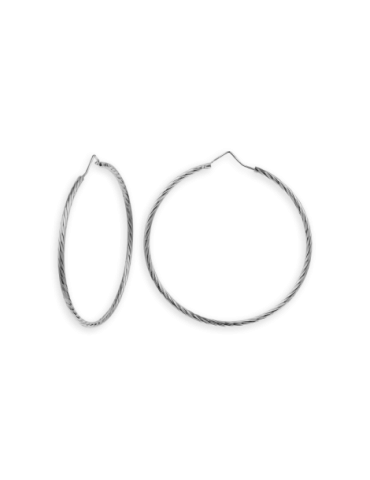 Créoles Argent Diamantées