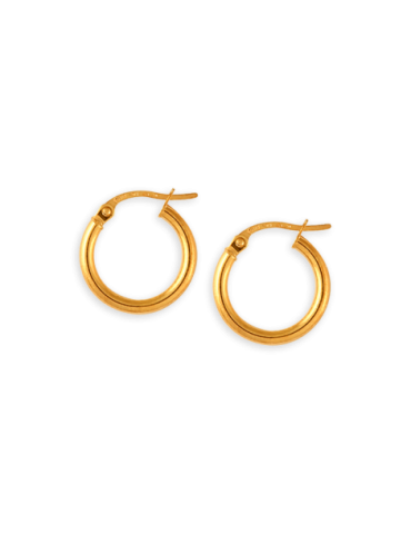 Créoles Or 9 carats Lisses