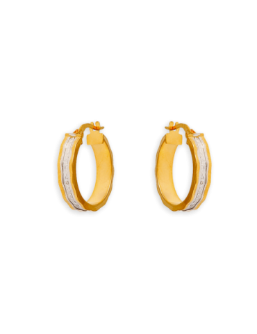 Créoles Or 9 carats Diamantées