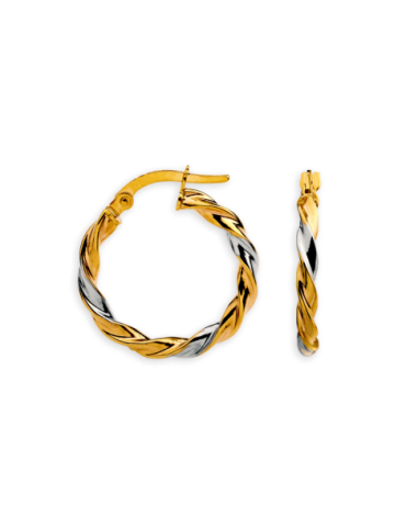 Créoles Or 9 carats Torsadées