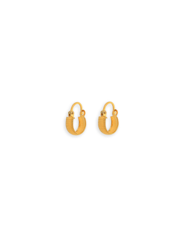 Créoles Or 9 carats Ciselées