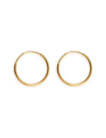 Créoles Or 9 carats Flexibles