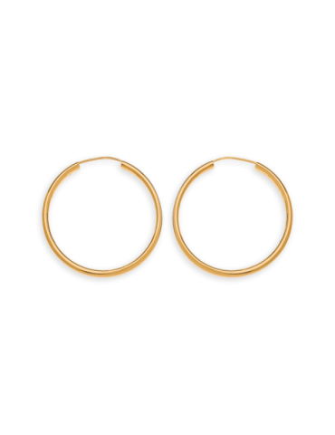 Créoles Or 9 carats Flexibles