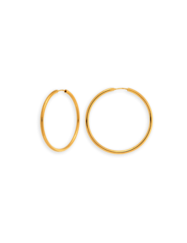 Créoles Or 18 carats Lisses