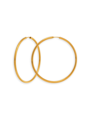 Créoles Or 18 carats Lisses