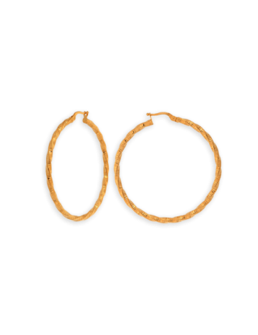 Créoles Or 9 carats Torsadées