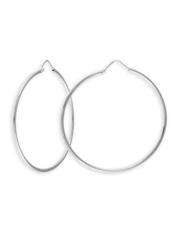 Créoles Argent Lisses