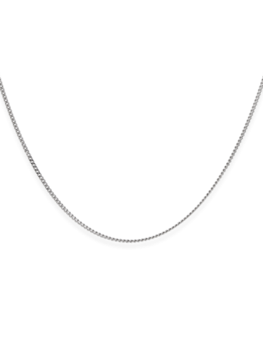 Collier Argent Rhodie 4 Faces
