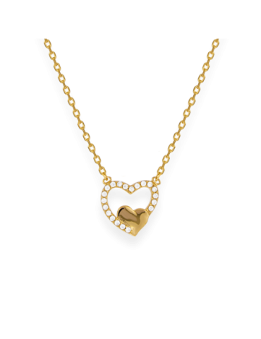 Collier Plaqué Or Cœur