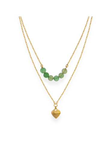 Collier Acier Cœur