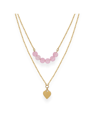Collier Acier Cœur