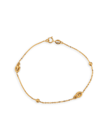 Bracelet Or 18 carats Nœud...