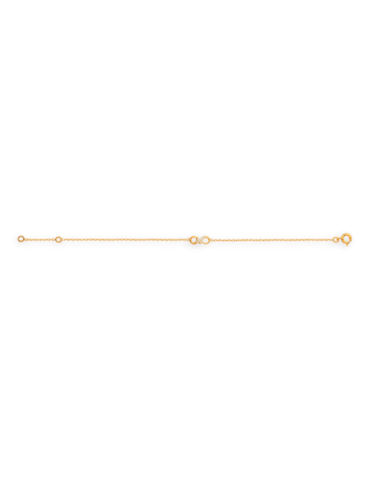 Bracelet Plaqué Or Infini