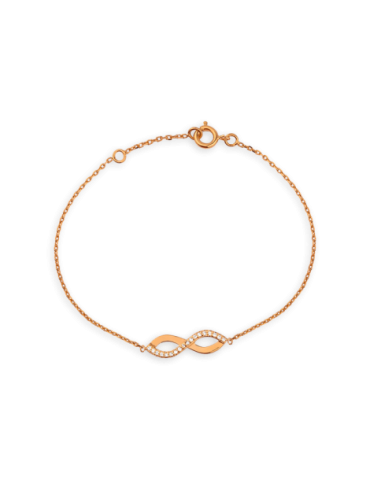 Bracelet Plaqué Or Infini
