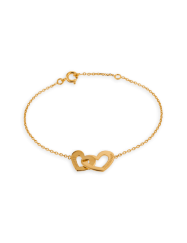 Bracelet Plaqué Or Cœur...
