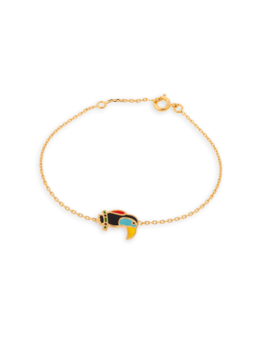 Bracelet Plaqué Or Toucan...