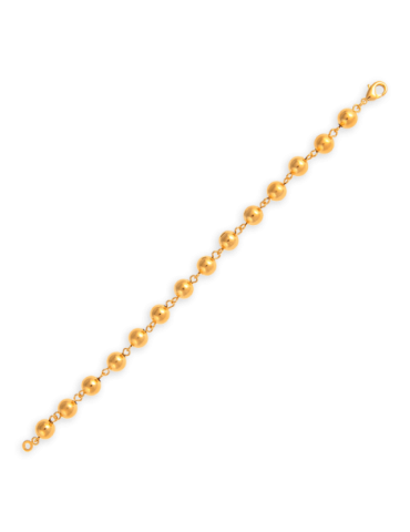 Bracelet Plaqué Or Grain D'or