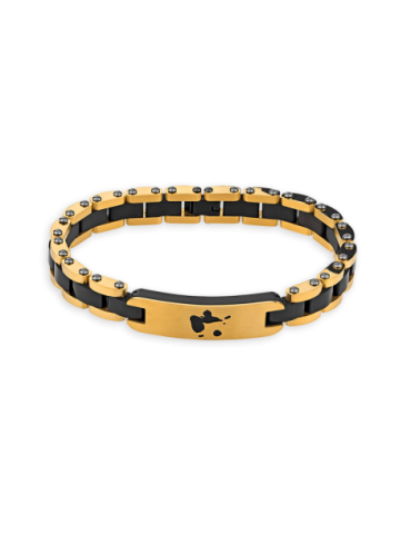 Bracelet Acier Plaque Carte...