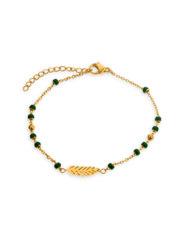 Bracelet Acier Boules Email...